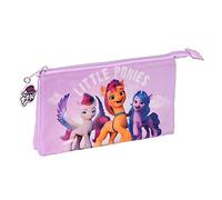 Triple Carry-All My Little Pony Lilac (22 X 12 X 3 Cm) NUOVO