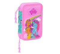 My Little Pony Astuccio Doppio My Little Pony Magic Rosa Turchese 12.5 X 19.5 X