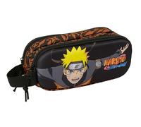 safta Naruto - Astuccio doppio 3D, astuccio per bambini, ideale per bambini in età scolastica, comodo e versatile, qualità e resistenza, 21 x 6 x 8 cm