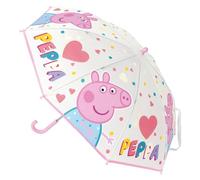 Safta Ombrello manuale 46 cm PEPPA PIG HAVING FUN, multicolore, único
