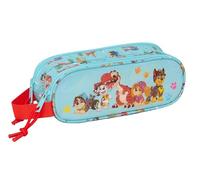 safta PAW PATROL DINO RESCUE - Astuccio doppio bambino, astuccio per bambini, ideale per bambini in età scolastica, comodo e versatile, qualità e resistenza, 21 x 6 x 8 cm