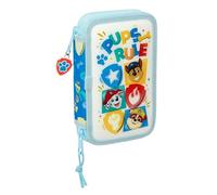 PAW PATROL PUPS RULE - Children's School Pencil Case, Pencil Case with Colours,