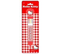 safta | Penna Retrattile Hello Kitty 10 Colori, Display Espositore para Cancelleria Scolastica, Inchiostro Multicolore con Selector, Scrittura Scorrevole, Rientro a Scuola, Regalo Infantil, Misure 7x