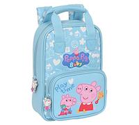 Safta -Children's Backpack with Handles Peppa Pig Baby 20X28X8Cm, Multicolor (61