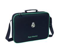 REAL MADRID 2nd KIT 25/26 - Portafoglio extracurricolare, valigetta, borsa a tracolla, comodo e versatile, qualità e resistenza, 38x6x28 cm