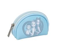 safta | Portamonete K-Pop Demon Hunters Secret, scomparto con cerniera, formato compatto per monete, chiavi e piccoli accessori, dimensioni 9,5x3x7cm