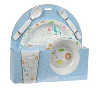 Safta Prescolastico ZOO - Set di piatti e posate, confezione da 26 x 9 x 26 cm, beige, M, Casual