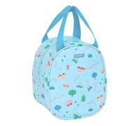 Safta PRESCUCOLAR AUTO - Borsa porta merende, porta oggetti, qualità e massima resistenza, porta cibo, ricreazione, 19 x 14 x 22 cm, blu, M, Casual