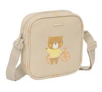 Safta PRESCUCOLAR - Borsa a tracolla piccola, borsa per bambini, ideale per bambini dai 5 ai 14 anni, comoda e versatile, qualità e resistenza, 16 x 4 x 18 cm, colore beige, beige, Estándar, Casual