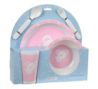 Safta PRESCUCOLAR KOALA - Set di piatti e posate, confezione da 26 x 9 x 26 cm, Rosa, M, Casual
