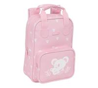Safta PRESCUCOLAR KOALA - Zaino per bambini, adattabile con manici, tessuto riciclabile, ideale per bambini di diverse età, comodo e versatile, qualità e resistenza, 20 x 8 x 28 cm, Rosa, M, Casual