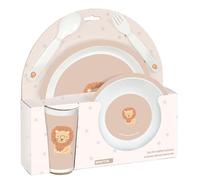SAFTA PRESCUCOLAR LEON - Set di piatti e posate, confezione da 26 x 9 x 26 cm