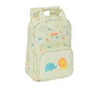 Safta PRESCUCOLAR SELVA - Zaino per bambini, con manici, facile da pulire, ideale per bambini di diverse età, comodo e versatile, qualità e resistenza, 20 x 8 x 28 cm, colore bianco rotto, BIANCO
