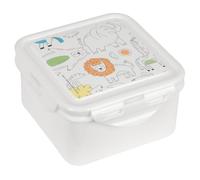Safta PRESCUCOLAR ZOO - Contenitore per alimenti, qualità e massima resistenza, 13 x 13 x 7,5, beige, M, Casual
