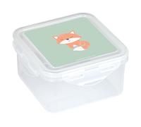 SAFTA PRESCUCOLAR ZORRITO - Contenitore per alimenti, qualità e massima resistenza, ricreativo, 13 x 13 x 7,5