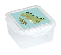 SAFTA PRESCUOLA DINOS - Contenitore per alimenti, qualità e massima resistenza, 13 x 13 x 7,5