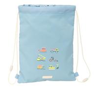 SAFTA PRESCUOLA GRUAS - Zaino a sacco piatto Junior, zaino ideale per bambini di diverse età, comodo e versatile, qualità e resistenza, 26 x 34 cm
