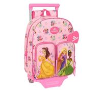Safta Princesas Disney 10l 26x34x11 Cm Wheeled Backpack Rosa Bambini