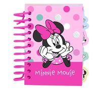 MINNIE MOUSE MINTY - Blocco note A7, quaderni, ideale per bambini in età scolastica, comodo e versatile, qualità e resistenza, 7,4 x 10,5 cm