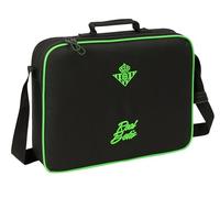 Real Betis Balompe - Portafoglio estraibile, valigetta portatodo, tracolla comoda e versatile, qualità e resistenza, 38 x 6 x 28 cm