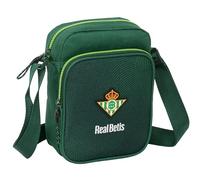 Safta Real BETIS Balompe - Tracolla con tasca esterna, valigetta portatodo, tracolla comoda e versatile, qualità e resistenza, 16 x 6 x 22 cm, colore verde