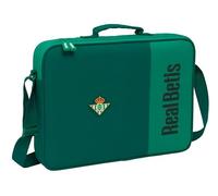 Safta Real Betis Balompe - Portafoglio estraibile, valigetta portatodo, tracolla comoda e versatile, qualità e resistenza, 38 x 6 x 28 cm, verde acqua, M, Casual