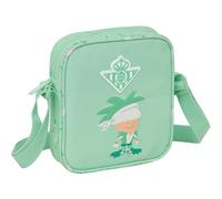 Real BETIS BALOMPIÉ PRESCUOLA - Borsa a tracolla piccola, borsa per bambini, ideale per bambini dai 5 ai 14 anni, comoda e versatile, qualità e resistenza, 16 x 4 x 18 cm