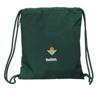 Safta Real BETIS - Zaino per sacco sportivo, chiusura con lacci, zaino, ideale per bambini di diverse età, comodo e versatile, qualità e resistenza, 35 x 45 cm, colore verde, Verde, Estándar, Casual