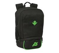 safta Real BETIS - Zaino sportivo con scarpiera, zaino, ideale per bambini di diverse età, comodo e versatile, qualità e resistenza, 28 x 19 x 51 cm