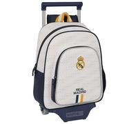 Safta Real Madrid 23/24 Home Trolley Bag Bianco Bambino,Bambina