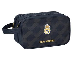 Safta Real Madrid 2a attrezzatura 23/24 - Borsa per la scuola dei bambini grande, borsa per bambini, adattabile al carrello, ideale per bambini dai 5 ai 14 anni, comoda e versatile, 26 x 12,5 x 15 cm,