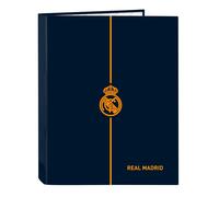 SAFTA Real Madrid 2nd Team 24/25 - Folder with 4 Rings, Ideal for Children of Di
