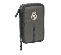 safta Real Madrid 3ª attrezzatura 24/25 - Astuccio scolastico per bambini, astuccio con colori, con 29 utensili inclusi, ideale per bambini dai 5 ai 14 anni, comodo e versatile, qualità e resistenza,