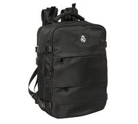 safta Real Madrid 3ª attrezzatura 24/25 - Zaino da viaggio in cabina per laptop da 15,6'', ideale per giovani di diverse età, comodo e versatile, qualità e resistenza, 29 x 19 x 44 cm, grigio, M