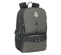 safta Real Madrid, 3 ° equipaggiamento 24/25, zaino per paddle, zaino sportivo, ideale per diverse età, comodo e versatile, qualità e resistenza, 30 x 17 x 42 cm, grigio, M, Casual