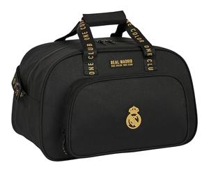 Safta Real Madrid, 3a squadra, borsa sportiva, ideale per bambini di diverse età, comoda e versatile, qualità e resistenza, 40 x 23 x 24 cm, colore nero, Nero, Estándar, Casual
