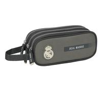 Safta Real Madrid 3rd Team 24/25 - Triple Zip Pencil Case, Children's Pencil Cas
