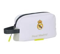 safta Real Madrid Attrezzatura 25/26 - Porta Colazioni Termiche, Termo, Portatutto, Qualità e Massima Resistenza, Porta Cibo, Ricreo, 21,5 x 6,5 x 12 cm, bianco, M, Casual