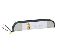 safta Real Madrid Attrezzatura 25/26 - Porta flauti, Portatodo, Qualità e Massima Resistenza, Flauto, Strumento Musicale, 37x2x8 cm, bianco, M, Casual