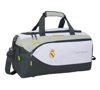safta Real Madrid, borsa sportiva 25/26, ideale per bambini di diverse età, comoda e versatile, qualità e resistenza, 50 x 25 x 25 cm, bianco, M, Casual