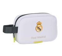Safta Real Madrid EQUIPACIÓN 25/26 - Astuccio scolastico per bambini, ideale per diverse età, comodo e versatile, qualità e resistenza, 22 x 8 x 13,5 cm, bianco, M, casual, bianco, M, Casuale