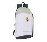 safta Real Madrid EQUIPACIÓN 25/26 Mini zaino per l'uso quotidiano, ideale per bambini di diverse età, comodo e versatile, qualità e resistenza, 22 x 10 x 39 cm, bianco, M, bianco, M, Casual