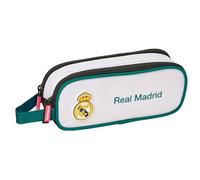 safta Real Madrid EQUIPAZIONE 26/27 - Astuccio doppio per bambini, ideale per bambini in età scolastica, comodo e versatile, qualità e resistenza, 21 x 6 x 8 cm