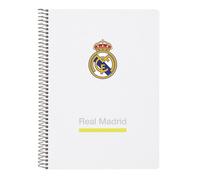 Safta Real Madrid Equipment 25/26 - Notebook, Quarter Notebook 80 Sheets, Hard C