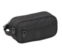 Safta Real Madrid Premium - Borsa per laptop, zaino, ideale per bambini di diverse età, comoda e versatile, qualità e resistenza, 21 x 10 x 8 cm, colore: nero, Nero, Estándar, Casual