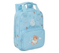 Real Madrid Prescolastico - Zaino per bambini, adattabile con manici, tessuto riciclabile, ideale per bambini di diverse età, comodo e versatile, qualità e resistenza, 20 x 8 x 28 cm