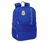 safta Real Madrid, zaino per paddle, zaino sportivo, ideale per diverse età, comodo e versatile, qualità e resistenza, 30 x 17 x 42 cm