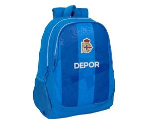 safta Real Sport della Corruga, zaino scuola per bambini, ideale per bambini di diverse età, comodo e versatile, qualità e resistenza, 32 x 16 x 44 cm, colore blu, blu, Estándar, Casual