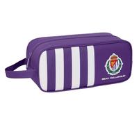 Safta Real VALLADOLID - Scarpiera media, multiuso, portatodo, sport, estrazione, calcio, comodo e versatile, 34 x 14 x 15 cm, Viola/Bianco, M, Casual
