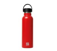 SAFTA ROJO - Borraccia termica, bottiglia d'acqua, in acciaio inox, doppio isolamento, 12 ore di bevande calde e 24 ore di bevande fredde, 7,3 x 25 cm, 600 ml, rosso, M, Casual